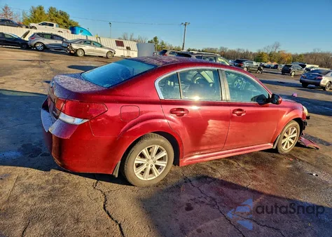 2012 Subaru Legacy 2.5I from USA, damaged, VIN 4S3BMBA65C3040458